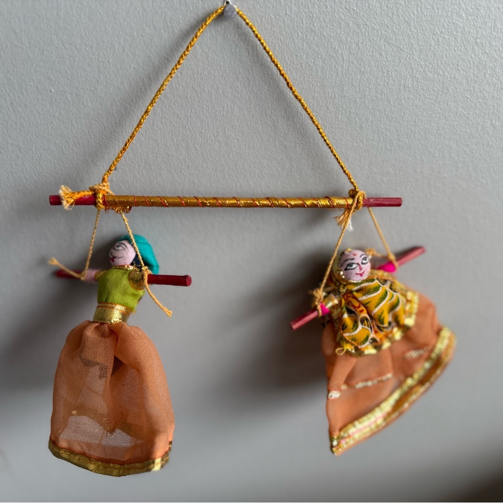 Indian handcrafted puppets *rare*